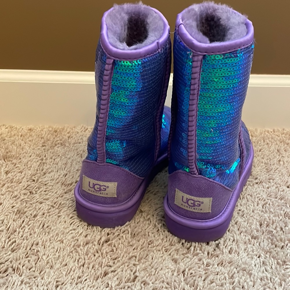 UGG Boots. Purple sparkles.